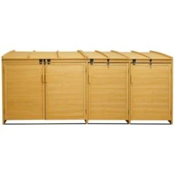 Mendler Mülltonnenbox HWC-H75, Bis 240 Liter, Für 4 Mülltonnen, Abschließbar, Braun, Holz 5 Mendler Mülltonnenbox HWC-H75, Bis 240 Liter, Für 4 Mülltonnen, Abschließbar, Braun, Holz -Drogerie - Gesundheit Geschäft 02a2040d71a676b7e05846d57aa64bcf194eaa9e muelltonnenbox mendler hwc h75 bis 240 liter