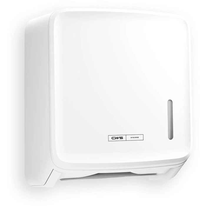 CWS Handtuchspender PureLine Paper 1700396, Kunststoff Mit Panel & Druckknopf 300 Tücher Weiß 8 CWS Handtuchspender PureLine Paper 1700396, Kunststoff Mit Panel & Druckknopf 300 Tücher Weiß – Bild 8