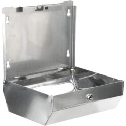 Handtuchspender Edelstahl Gebürstet, Für 200 Falthandtücher, Silber -Drogerie - Gesundheit Geschäft 069100e8f68329fe4df390c8307c9b93c780b7ec handtuchspender boettcher ag edelstahl gebuerstet