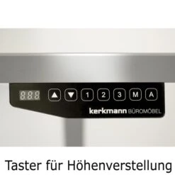 Kerkmann Schreibtisch Move 1, 1803, Eiche, Elektrisch Höhenverstellbar, 100 X 74-123 X 60cm -Drogerie - Gesundheit Geschäft 06fc7e8866496d752e40bc3b1f38e2ff6aa5214e schreibtisch kerkmann move 1 1803 eiche
