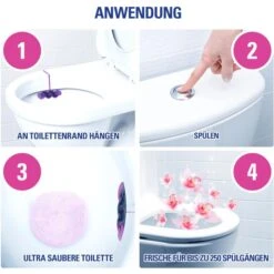 Cillit-Bang WC-Duftspüler 6 In 1 Lilaspüler, Wilde Orchidee, Im Korb, 3 Stück -Drogerie - Gesundheit Geschäft 087d9bde0b6a9975fdbe830194cf92f2249f38eb wc duftspueler cillit bang 6 in 1 lilaspueler wilde