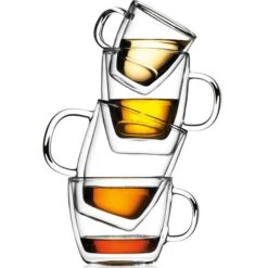 Bodum Kaffeegläser Bistro Tassen 10604-10, Doppelwandig, Mit Henkel, 300ml, 2 Stück -Drogerie - Gesundheit Geschäft 08e7decac8ad666033613011f150f539adb2b01f kaffeeglaeser bodum bistro tassen 10604 10