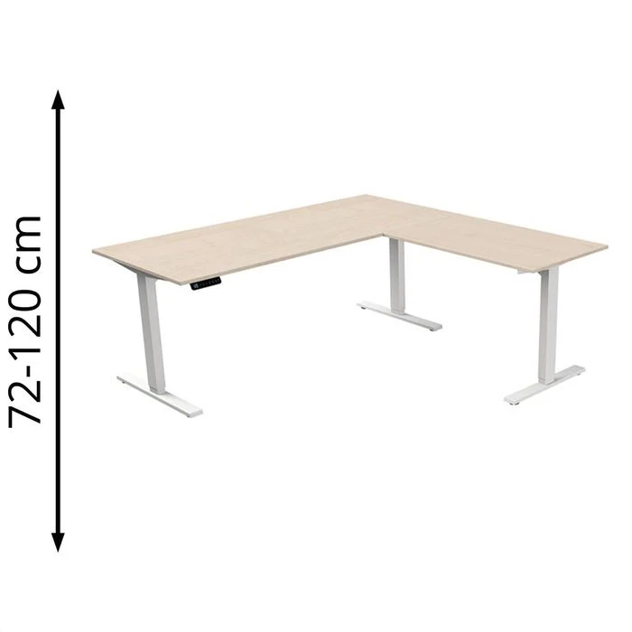 Kerkmann Schreibtisch Move 3, 3823, Ahorn, Elektrisch Verstellbar, 180 X 72-120 X 180, L-Form 1 Kerkmann Schreibtisch Move 3, 3823, Ahorn, Elektrisch Verstellbar, 180 X 72-120 X 180, L-Form