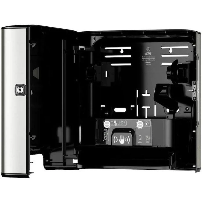 Tork Handtuchspender Matic Image Design 460001, H1, Edelstahl Gebürstet, Für Rollenhandtücher, Silber 3 Tork Handtuchspender Matic Image Design 460001, H1, Edelstahl Gebürstet, Für Rollenhandtücher, Silber – Bild 3