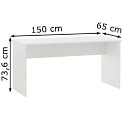 Möbelpartner Schreibtisch Serie 400, Weiß, Maße: 150 X 65cm 11 Möbelpartner Schreibtisch Serie 400, Weiß, Maße: 150 X 65cm -Drogerie - Gesundheit Geschäft 11a071133c00d5501bb0ecc35b7a023b472e5450 schreibtisch moebelpartner serie 400 weiss
