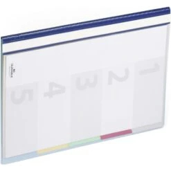 Durable Personalhefter 2557-06, Divisoflex, A4, 5 Fächer, Blau, Kunststoff, 5 Stück