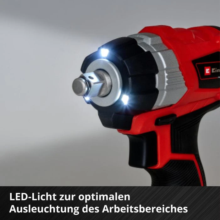 Einhell Akku-Schlagschrauber TP-CW 18 Li BL-Solo, 215Nm, 18V, Mit Bit-Adapter 4 Einhell Akku-Schlagschrauber TP-CW 18 Li BL-Solo, 215Nm, 18V, Mit Bit-Adapter – Bild 4