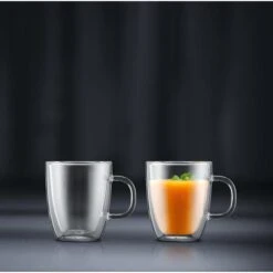 Bodum Kaffeegläser Bistro Tassen 10604-10, Doppelwandig, Mit Henkel, 300ml, 2 Stück -Drogerie - Gesundheit Geschäft 15548a33f7bc1b3f9cc04b7275f23a9c030aa354 kaffeeglaeser bodum bistro tassen 10604 10