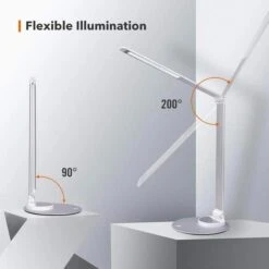 TaoTronics Schreibtischlampe TT-DL22 LED, Standfuß, Dimmbar, USB, Silber -Drogerie - Gesundheit Geschäft 1781893f66a57c417e5c7a577c59d4810f3d88a8 schreibtischlampe taotronics tt dl22 led