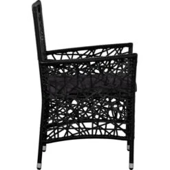 VidaXL Gartenstuhl 44089, Polyrattan, Niedriglehner, Schwarz, Mit Kissen, 2 Stück -Drogerie - Gesundheit Geschäft 1afbf3c2c4807d00e9883b7e68240498f2bff157 gartenstuhl vidaxl 44089 polyrattan