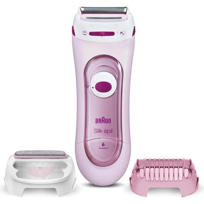 Braun Rasierer Silk-epil Lady Shaver 5360, Rosa, Für Frauen, Trockenrasierer, Inkl. Peeling-Aufsatz 1 Braun Rasierer Silk-epil Lady Shaver 5360, Rosa, Für Frauen, Trockenrasierer, Inkl. Peeling-Aufsatz