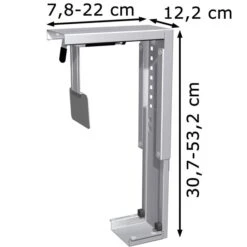 PC-Halterung Geramöbel Zum Unterbau Für Schreibtische, Silber -Drogerie - Gesundheit Geschäft 216c942e917d521fd31f17dc1be8a1048ad2d7d0 pc halterung geramoebel