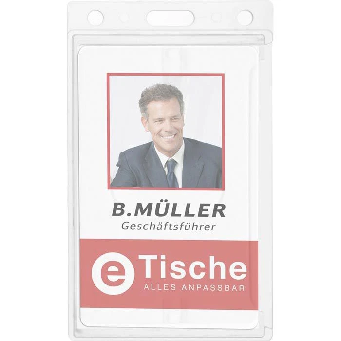 Karteo Ausweishülle Hartplastik, A8, Clip-Ausstanzung, Transparent, 54 X 86mm 1 Karteo Ausweishülle Hartplastik, A8, Clip-Ausstanzung, Transparent, 54 X 86mm