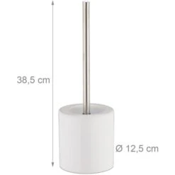 Relaxdays WC-Bürste Weiß, Bürstenhalter Aus Keramik -Drogerie - Gesundheit Geschäft 2399e86306c6562fb3e5ca4c7fa760a47e1d1a5c wc buerste relaxdays weiss