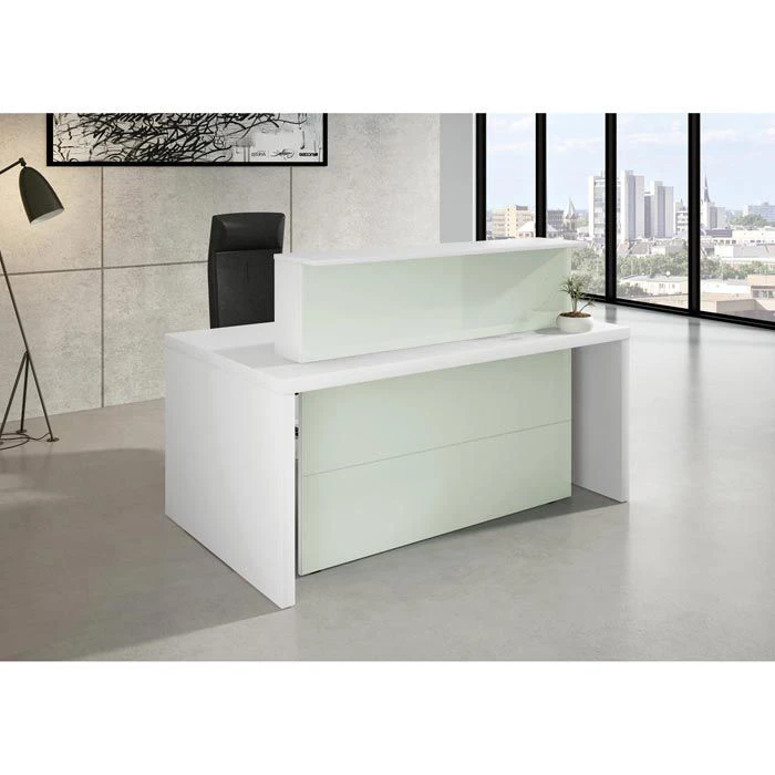 Kerkmann Empfangstheke Verona, 3535, Weiß, 170 X 112 X 100cm, Kompakttheke 2 Kerkmann Empfangstheke Verona, 3535, Weiß, 170 X 112 X 100cm, Kompakttheke – Bild 2