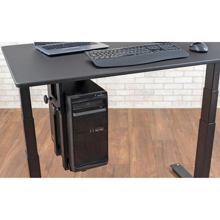 Luxor PC-Halterung SUD-CPU-B, Zum Unterbau Für Schreibtische, Schwarz 2 Luxor PC-Halterung SUD-CPU-B, Zum Unterbau Für Schreibtische, Schwarz – Bild 2