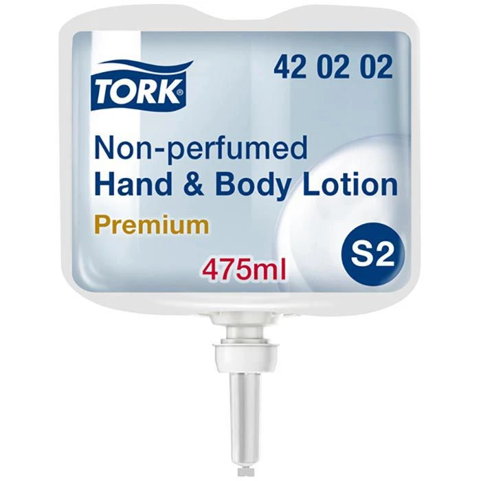 Tork Handcreme Parfümfreie Hand&Body Lotion, S2, Für Trockene Haut, Nachfüller, 475ml 1 Tork Handcreme Parfümfreie Hand&Body Lotion, S2, Für Trockene Haut, Nachfüller, 475ml