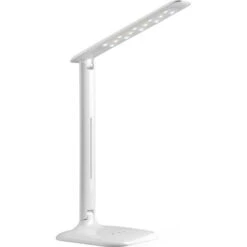 Magnetoplan Schreibtischlampe Lumos Tropo LED, Dimmbar, Mit Standfuß, Weiß