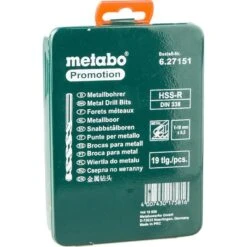 Metabo Bohrer HSS-R-Bohrerkassette, 627151000, 19-teiliges Set, HSS-R DIN 338 Metallbohrer 6 Metabo Bohrer HSS-R-Bohrerkassette, 627151000, 19-teiliges Set, HSS-R DIN 338 Metallbohrer -Drogerie - Gesundheit Geschäft 2d729057600096a9552895f93dc733b159a33db9 bohrer metabo hss r bohrerkassette 627151000