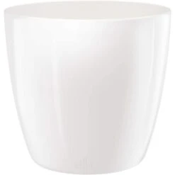 Elho Übertopf Brussels Diamond Rund, Weiß, Ø 22 X H 20 Cm, Kunststoff -Drogerie - Gesundheit Geschäft 2f526a6461aa78fa03f31e4012c810a0540a2593 uebertopf elho brussels diamond rund weiss