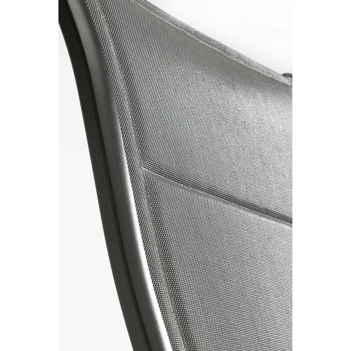 BEST Gartenstuhl Varese, Stoff, Hochlehner, Verstellbar, Anthrazit, Klappbar 4 BEST Gartenstuhl Varese, Stoff, Hochlehner, Verstellbar, Anthrazit, Klappbar – Bild 4