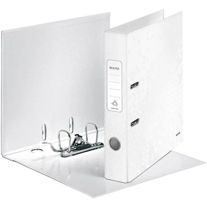 Leitz Ordner 1006-01-01 WOW Laminierter Karton, A4, 5,2cm, Weiß 6 Leitz Ordner 1006-01-01 WOW Laminierter Karton, A4, 5,2cm, Weiß – Bild 6