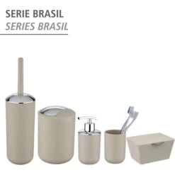 Wenko Zahnputzbecher Brasil, Kunststoff, Taupe -Drogerie - Gesundheit Geschäft 3b149ed71edca615237d095d724fbeec1b7954e9 zahnputzbecher wenko brasil