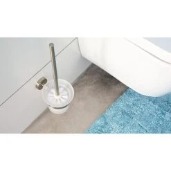 Tesa WC-Bürste Moon, Weiß / Edelstahloptik, Bürstenhalter Aus Glas, Zur Wandmontage -Drogerie - Gesundheit Geschäft 3f018c31a4a465b2b6d95ae1f6e9a17c0356ddf5 wc buerste tesa moon weiss edelstahloptik