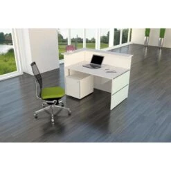 Kerkmann Empfangstheke Atlantis, Weiß / Weiß, 150 X 110 X 92cm, Kompakttheke -Drogerie - Gesundheit Geschäft 409ceddc62e9097fb847b479a367b2decd9d60ff empfangstheke kerkmann atlantis