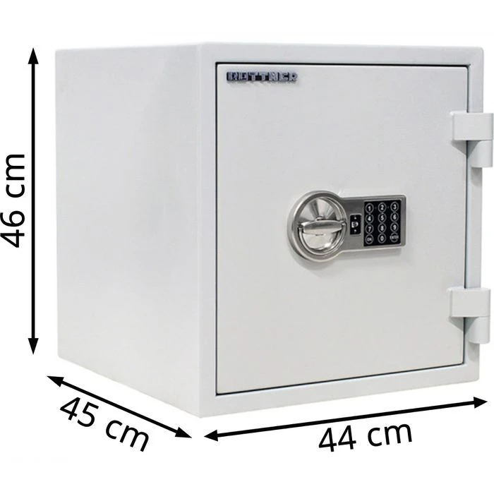 Rottner Tresor Fire Safe 40EL, 46 X 44cm, Mit Elektronikschloss, 71kg, Feuerfest 2 Rottner Tresor Fire Safe 40EL, 46 X 44cm, Mit Elektronikschloss, 71kg, Feuerfest – Bild 2
