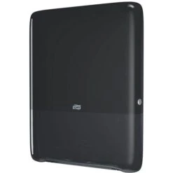 Tork Handtuchspender PeakServe Mini, 552558, H5, Kunststoff, Für 1230 Falthandtücher, Schwarz