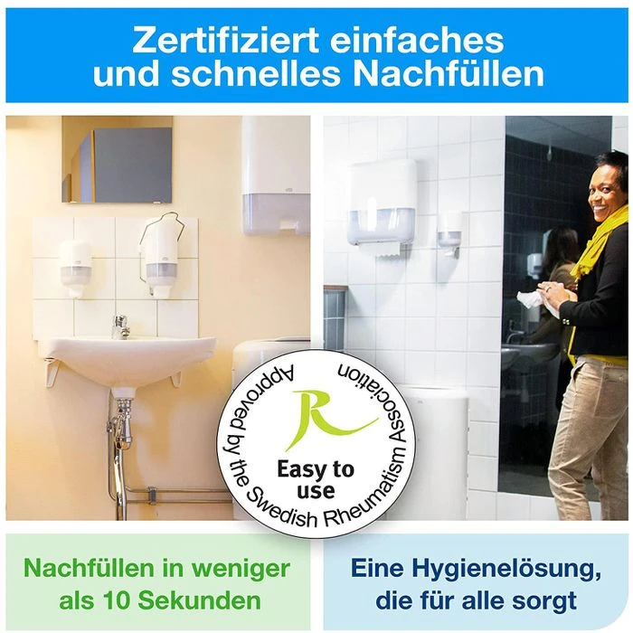 Tork Handcreme Parfümfreie Hand&Body Lotion, S2, Für Trockene Haut, Nachfüller, 475ml 4 Tork Handcreme Parfümfreie Hand&Body Lotion, S2, Für Trockene Haut, Nachfüller, 475ml – Bild 4