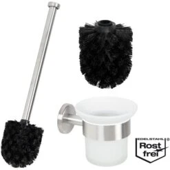 Bremermann WC-Bürste WC-Garnitur PIAZZA, Weiß, Bürstenhalter Aus Glas, Zur Wandmontage -Drogerie - Gesundheit Geschäft 4c76b51ebbfd0480e71938d728bcf42551f39d2d wc buerste bremermann wc garnitur piazza weiss