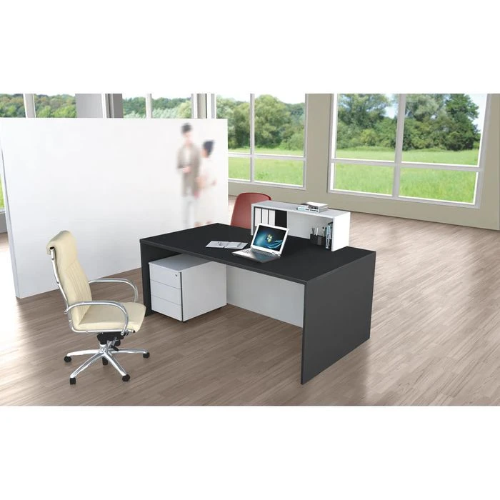 Kerkmann Empfangstheke Palermo, 3417, Anthrazit / Weiß, 180 X 110 X 92cm, Rezeption 4 Kerkmann Empfangstheke Palermo, 3417, Anthrazit / Weiß, 180 X 110 X 92cm, Rezeption – Bild 4