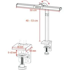 FeinTech Schreibtischlampe LTL00310, Dimmbar, Tischklemme 7 FeinTech Schreibtischlampe LTL00310, Dimmbar, Tischklemme -Drogerie - Gesundheit Geschäft 4d29b75f6abd78103563f5b345525c28203458a3 schreibtischlampe feintech ltl00310