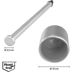 Bremermann WC-Bürste WC-Garnitur, Silber, Bürstenhalter Aus Edelstahl, Inkl. 3 Ersatzköpfe 12 Bremermann WC-Bürste WC-Garnitur, Silber, Bürstenhalter Aus Edelstahl, Inkl. 3 Ersatzköpfe -Drogerie - Gesundheit Geschäft 4d3e089cc60943a5d33a85aebefbd0ddbb9837d8 wc buerste bremermann wc garnitur silber