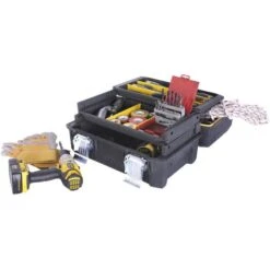 Stanley Werkzeugkoffer FatMax Cantilever 18, FMST1-71219, Leer, Aus Kunststoff -Drogerie - Gesundheit Geschäft 4e0970f7bed3c9ac06083bfc9cad2e76cfb66f24 werkzeugkoffer stanley fatmax cantilever 18