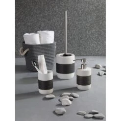 Axentia WC-Bürste Athen, Weiß / Grau, Bürstenhalter Aus Keramik -Drogerie - Gesundheit Geschäft 4e47a94d21e3b4c6c1311e7da777d0df60febe12 wc buerste axentia athen weiss grau