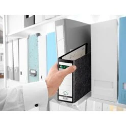 Leitz 1076-00-00 Ordner, A5 Quer, Breit, Hartpappe, Schwarz -Drogerie - Gesundheit Geschäft 4ff2cd61bf0d874ddbcb6a15cd375583487b7b5e ordner leitz 1076 karton a5 quer 8cm