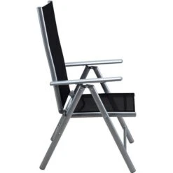 CASARIA Gartenstuhl Bern 105653, Kunststoff, Hochlehner,verstellbar,schwarz,klappbar,2 Stück -Drogerie - Gesundheit Geschäft 50d5cf91868324b891edc76bf102497bce344c07 gartenstuhl casaria bern 105653 kunststoff