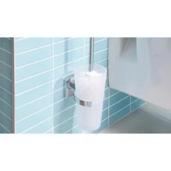Tesa WC-Bürste Klaam, Weiß / Chrom, Bürstenhalter Aus Glas, Zur Wandmontage -Drogerie - Gesundheit Geschäft 5138f43965c99948d40ea6ade928ef9ebff90347 wc buerste tesa klaam weiss chrom