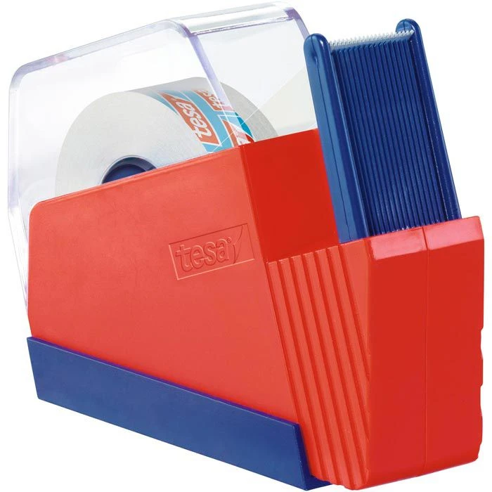 Tesa Klebefilmabroller 57320, Rot/blau, Wandabroller Für Kleberollen 15mm X 33m 1 Tesa Klebefilmabroller 57320, Rot/blau, Wandabroller Für Kleberollen 15mm X 33m
