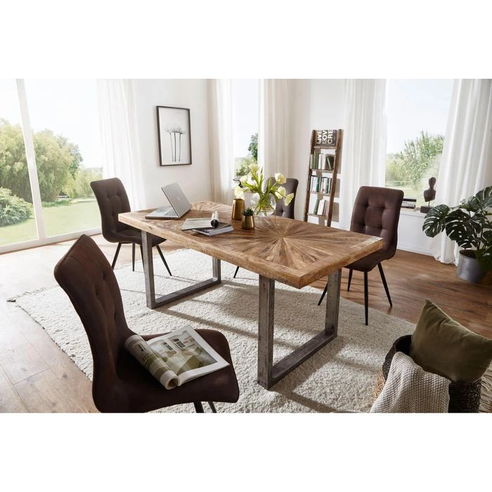 Wohnling Esstisch WL5.949, Mango, Aus Massivholz, 200 X 76,5 X 100cm, Rechteckig 2 Wohnling Esstisch WL5.949, Mango, Aus Massivholz, 200 X 76,5 X 100cm, Rechteckig – Bild 2