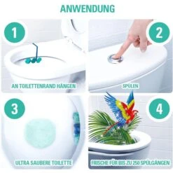 Cillit-Bang WC-Duftspüler 6 In 1 Türkisspüler, Tropical Lagune, Im Korb, 2 Stück -Drogerie - Gesundheit Geschäft 54c9198417d72297d135c60d4b3e642c455c4f47 wc duftspueler cillit bang 6 in 1 tuerkisspueler