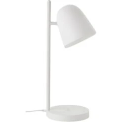 Brilliant Schreibtischlampe Nede LED, Dimmbar, QI-Ladegerät, Standfuß