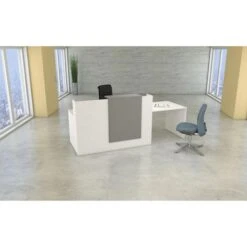 Kerkmann Empfangstheke Sydney, 3534, Weiß, 250 X 110 X 80cm, Mit Anbautisch -Drogerie - Gesundheit Geschäft 57dad2896e624840be6646c412223d0077f3bbc8 empfangstheke kerkmann sydney 3534