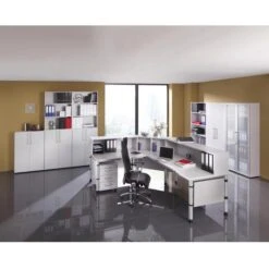 Hammerbacher Aktenregal N-Serie, 5 Ordnerhöhen, 100 X 200,4 X 40cm, Weiß 7 Hammerbacher Aktenregal N-Serie, 5 Ordnerhöhen, 100 X 200,4 X 40cm, Weiß -Drogerie - Gesundheit Geschäft 586890f9302be5ab28fb3bbe6be6a4cad0fef968 aktenregal hammerbacher n serie