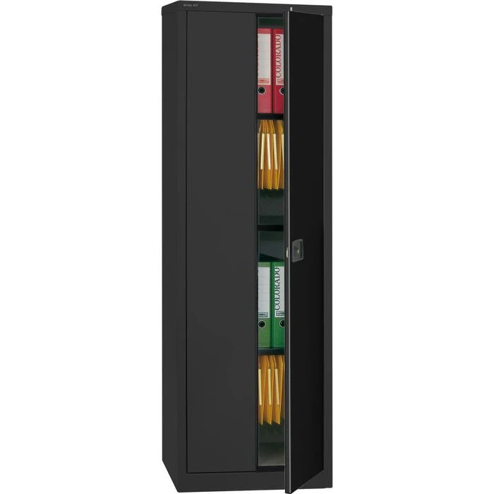 Bisley Aktenschrank E782A04B6, Aus Metall, Abschließbar, 60 X 195 X 40cm, Schwarz 1 Bisley Aktenschrank E782A04B6, Aus Metall, Abschließbar, 60 X 195 X 40cm, Schwarz