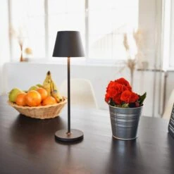 LEDmaxx Schreibtischlampe LED, IP54, Dimmbar, Mit Standfuß, Mit Akku -Drogerie - Gesundheit Geschäft 5bf8300d88da1569cdb4e22cbe05f16b73e23421 schreibtischlampe ledmaxx led