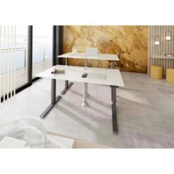 Hammerbacher Schreibtisch XDKB 16, Weiß, Elektrisch Höhenverstellbar, 160 X 64-129 X 80cm 9 Hammerbacher Schreibtisch XDKB 16, Weiß, Elektrisch Höhenverstellbar, 160 X 64-129 X 80cm -Drogerie - Gesundheit Geschäft 5d0dc4537315d621b19d1cac573c18deacac42b6 schreibtisch hammerbacher xdkb 16 weiss